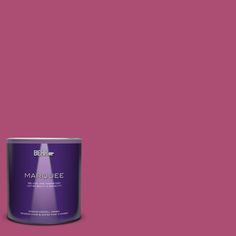 a can of behro marjoiee paint on a dark purple background