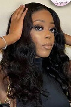 Whether you want a queen, simple, modern, or sexy look, our Lace Front Body Wave Wig is a perfect choice. This High-quality Body Wave Front Wig is made of Natural Human Hair. It is soft, and thick, and comes without tangling, either shedding. You will always be very comfortable, showing your skin tone for a more fashionable and impressive look. This Body wave is pre-plucked, making it quicker and easier to install. You can put it and remove it as needed, and it looks natural, convenient, and adj Spray Conditioner, Celebrity Bodies, Natural Human Hair, Brazilian Virgin Hair, Professional Hairstylist, Body Wave Wig, Brazilian Human Hair, Different Hairstyles, Virgin Hair