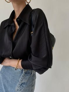 Charlotte Oversized Button Up Collared Shirt – COMMENSE Fit Clothes, Jeans Overall, Fits Clothes, Jeans Cargo, Estilo Chic, Cardigan Sweater Jacket, Maxi Robes, Yoga Shorts, Collared Shirt