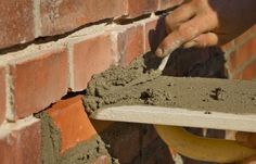 How to Repoint Brick Mortar Repair, Brick Repair, Brick Chimney, The Family Handyman, A Brick Wall, Bob Vila, Home Fix, Diy Home Repair, Diy Repair