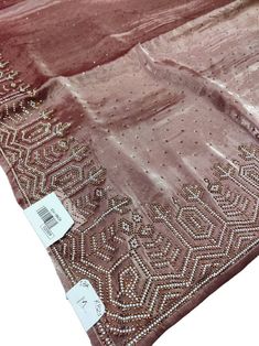 Pure tissue fabric with swarovski work Saree colour champagne gold Saree fabric pure tissue silk Unstiched blouse fabric Blouse fabric taftta silk Elegant Pink Embroidered Dola Silk Fabric, Raw Silk Embroidered Saree Fabric For Party, Raw Silk Embroidered Saree For Party, Silk Embroidered Fabric With Cutdana For Party, Pink Silk Saree With Dabka Work, Party Unstitched Raw Silk Saree, Party Wear Unstitched Raw Silk Saree, Pink Raw Silk Saree For Party, Unstitched Raw Silk Party Saree