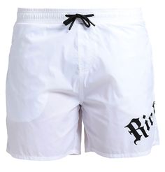 Made with unrivaled sophistication, the Men's John Richmond "SKIRNO" Swim Trunks bring effortless style to your summer wardrobe. Crafted with a luxurious nylon blend, these premium swim trunks feature a drawstring waistband and a black coated logo on the side, providing a distinguished look. For comfort and protection, a mesh lining is included, while the machine-washable design makes them perfect for any beach day. Expertly crafted in Italy, these elegant swim trunks are a must-have for the dis John Richmond, White Men, Mens Swim Trunks, Beach Time, Drawstring Waistband, Black Coat, Swim Trunks, Swim Shorts, Summer Wardrobe