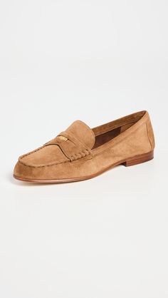 Fast Free Shipping & Free Returns on Veronica Beard Penny Loafers at Shopbop. Shop new arrivals from Veronica Beard at Shopbop.com Classic Fall Moccasins With Suede Lining, Classic Moccasins With Suede Lining For Fall, Luxury Suede Loafers For Fall, Timeless Suede Loafers With Round Toe, Classic Suede Loafers With Closed Toe, Classic Suede Moccasins With Flat Heel, Classic Suede Flat Heel Moccasins, Classic Leather Shoes With Suede Lining And Flat Heel, Sling Back Flats Outfit