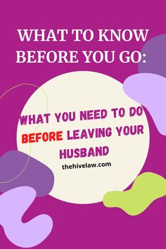 [What You Need to Know] How to Leave Your Husband | This checklist prepares you - get your ducks in a row before you leave your marriage. How To Tell Your Husband Your Leaving, Leaving Your Husband, How To Leave Your Husband, Leaving A Marriage, Ducks In A Row, Bad Marriage, Divorce Advice, Divorce Process