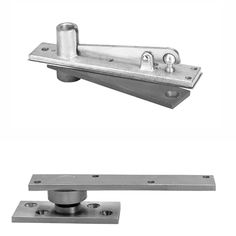 two different types of door handles and latches