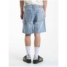 Summer Cotton Bottoms For Skateboarding, Casual Jean Shorts For Streetwear, Hip Hop Style Relaxed Fit Shorts With Pockets, Urban Baggy Shorts, Casual Cotton Shorts For Skateboarding, Casual Short Bottoms For Skateboarding, Casual Straight-leg Streetwear Shorts, Casual Cotton Jean Shorts For Streetwear, Urban Streetwear Shorts With Hip Pockets