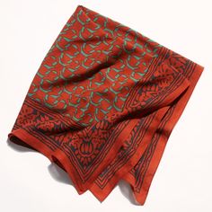 Brand New! Wear It Any Way You'd Like; This Classic Bandana Features A Fun Patterned Design In A Lightweight Style. 50% Cotton, 50% Rayon For Ultimate In Comfort. Free People Hangtags Have Been Cut To Prevent In-Store Return. 28” X 28" Red Head Scarf, Serge Ibaka, Cool Bandanas, Vintage Bandana, Silk Headscarf, Clay Color, Free People Accessories, Striped Blankets, Square Silk Scarf