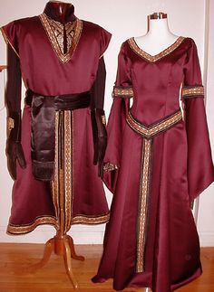 Medieval Floor-length Costume Dress, Medieval Clothing Royal, Floor-length Medieval Dress With Historical Design, Floor-length Medieval Costume Dress, Medieval Dressing Gown, Burgundian Gown, Historical Outfits, Dance Garments