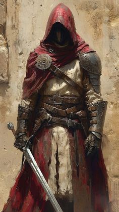 Cool Knight Armor, Dark Fantasy Knight Art, Dark Medieval Fantasy Art, Fantasy King Art, Hooded Knight, Painting Trends, Fantasy Knight, Dark Fantasy Artwork, Knight Art