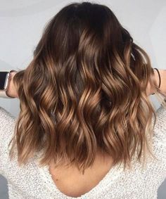 Hazelnut Balayage, Short Bobs, Balayage Blond, Caramel Highlights