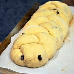 a very cute looking animal made out of dough