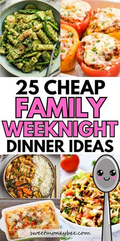 25 cheap family weeknight dinner ideas