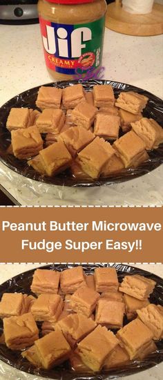 peanut butter microwave fudge super easy to make and it's ready in minutes