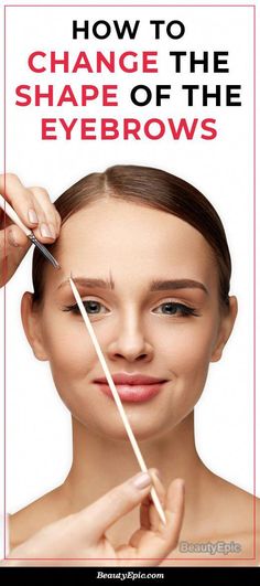 Reshaping Eyebrows, How To Fix Eyebrows Shape, How To Trim Your Eyebrows, Eyebrow Looks, How To Shape Eyebrows, Natural Eyebrows Growth, Eyebrows Tutorial, Big Eyebrows, Straight Eyebrows