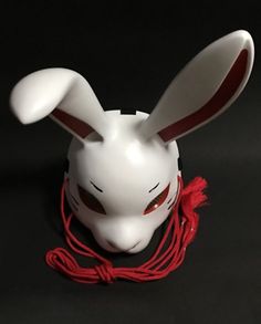 Rabbit Mask White Gothic Cosplay Unisex FRP Festival Halloween JPN Artist | eBay Alice Fox, Rabbit Mask, Gothic Cosplay, White Gothic, Bunny Mask, Mask White, Horror Masks, Cute Mask, Japanese Mask