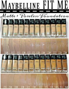 Maybelline® FIT ME!® Matte + Poreless Foundation & Powder