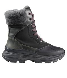 Long loved for their waterproof protection and tough-as-nails durability, our Storm Chaser lace-up boots are now better than ever. Our softest midsole provides exceptional cushioning while the updated outsole offers even more all-weather traction and stability. Order regular shoe size. (For half sizes not offered, order up to next whole size). PFC/PFAS-free durable water repellent (DWR). Traction: Lugged VertiGrip rubber outsole Easy On/Off: Lace-up design with side zipper and molded heel clip W Weatherproof Lace-up Combat Boots For Outdoor Work, Weatherproof Gore-tex Lace-up Boots, Gore-tex Boots With Laces And Round Toe, Waterproof Lace-up Hiking Boots For Cold Weather, Waterproof Lace-up Boots For Cold Weather, Hiking Waterproof Lace-up Boots With Reinforced Heel, Lace-up Waterproof Hiking Boots With Reinforced Heel, Waterproof Lace-up Hiking Boots With Reinforced Heel, Outdoor Lace-up Waterproof Boots With Reinforced Heel