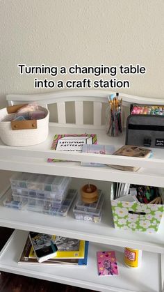 Don’t let that old baby changing table go to waste! Check out how we upcycled our Arch Top Changing Table into a craft station! 🧵🧶🎨🖼️

#childcraftbaby #upcycle #changingtable #babychangingtable #diy #crafts #craft #crafting