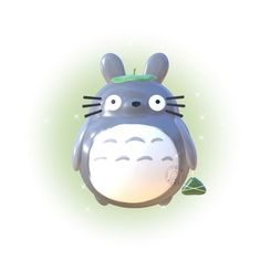 an image of a cartoon character that is in the shape of a totoro