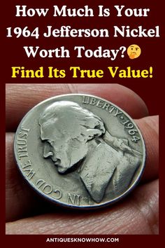 a coin with the words how much is your 1994 jefferson nickel worth today? find its true value