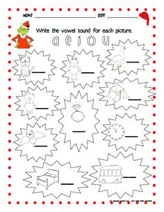 a worksheet for beginning and ending sounds with pictures to help kids learn how to read