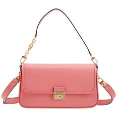 Michael Kors Ladies Shoulder Bag. SKU: 30S1G2BL1L-644. Barcode: 194900557426. Color: Tea Rose. Size: 10.75W x 5.88H x 2.75D. Michael Kors Tea Rose Small Bradshaw Shoulder Bag. A Michael Kors shoulder bag crafted from leather with a gold-tone hardware and features a push-lock fastening, back zip pocket, front slip pocket, handle with 7" drop. Size: 10.75”W x 5.88”H x 2.75”D.  Color: Pink.  Gender: female.  Age Group: adult. Clutches For Women, Michael Kors Shoulder Bag, Tea Rose, Chain Crossbody Bag, Tea Roses, Michael Kors Bag, Cloth Bags, Shoulder Handbags, Pebbled Leather