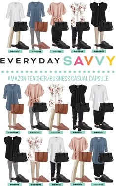 Casual Principal Outfits, Business Casual Outfits For Medical Office, Casual Work Outfits Capsule, Teacher Outfits Private School, Womens Business Casual Capsule Wardrobe, Corporate Attire Casual, Outfits For Principals, Business Casual Event Outfits For Women, Womens Plus Business Casual