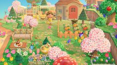 an animal crossing game is shown in this screenshot from the nintendo wii video game