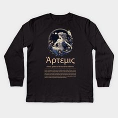 a black shirt with an image of a woman and the words'apoteic '