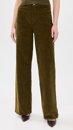 Fast Free Shipping & Free Returns on La Ligne Corduroy Patch Pocket Isadora Pants at Shopbop. Shop new arrivals from La Ligne at Shopbop.com Olive Pants, Cropped Flare Pants, Cropped Flares, Corduroy Pants, Flare Pants, Straight Leg Pants, Patch Pocket, Black Pants, Wide Leg Pants