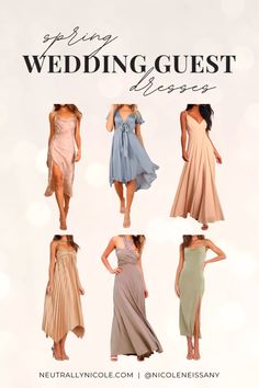 the wedding guest dresses are available in multiple colors