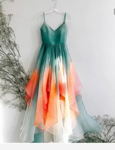 Áo Blu, Fest Outfits, Spaghetti Strap Prom Dress, Tie Dye Outfits, Long Evening Dress, Skirt Maxi, Party Wear Indian Dresses, Stylish Dress Book