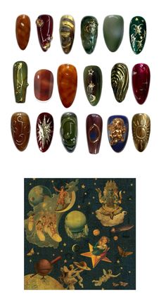 Mellon Collie and the Infinite Sadness album cover color nail set Mellon Collie And The Infinite, The Smashing Pumpkins, Pumpkin Nails, Smashing Pumpkins, Nail Inspo, Album Covers, Nail Colors, Pumpkins, Nail Polish