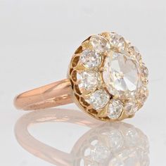 Antique Cushion Cut, Antique Cushion, Daisy Ring, The Jewel, Lily Flower, Cartier Ring, Vintage Cartier Bracelet, Dior Ring, Rose Cut Diamond