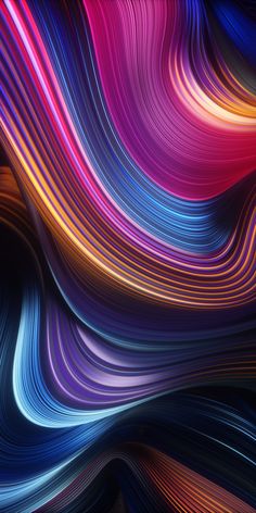 an abstract colorful background with wavy lines