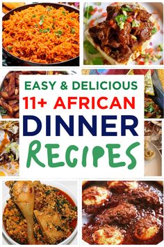 easy and delicious african dinner recipes