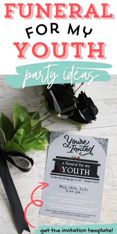 These are the funniest ideas for a funeral for my youth birthday! Get the invitation template, make a tombstone cake, and be sure to have your guests wear black to pay their respects! Tombstone Cake, Balloon Arch Diy, Soda Bar, Diy Birthday Invitations, Diy Photo Backdrop, Sundae Bar, Party Photo Backdrop, 30th Birthday Party, Party Hostess