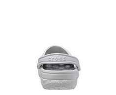 Crocs Classic Men s/Women s Clog You can t go wrong with the Classic unisex Clog by Crocs. The Iconic Crocs Comfort material offers lightweight, flexible cushioning and a gentle massaging sensation, while the well-ventilated upper circulates air for a cool, dry fit in these light grey Crocs. Synthetic upper Slip-On w/heel strapIconic Crocs Comfort footbedEVA outsole Sporty White Fade-resistant Clogs, Breathable Synthetic Clogs In Functional Style, Functional White Clogs For Outdoor, Breathable Synthetic Clogs, Functional Breathable Synthetic Clogs, White Breathable Sports Clogs, White Synthetic Functional Clogs, White Synthetic Clogs, Breathable Comfortable Synthetic Clogs