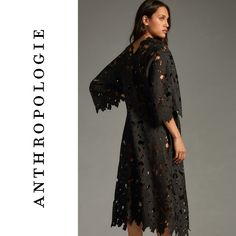 Anthropologie Floral Eyelet Kaftan Os New With Tags Smoke Free Home No Pets In Closets Polyester Pullover Styling Hand Wash Imported Anthropologie Dress, Anthropologie Dresses, Pullover Styling, Anthropologie, Hand Wash, Womens Dresses, Tags, Floral, Dresses