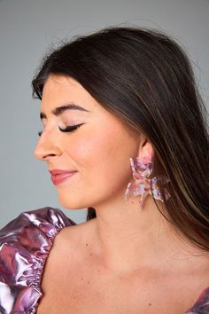 At BuddyLove, we LOVE an accessory so Grayson designed the ultimate statement earrings to make accessorizing your BuddyLove pieces easier than ever! We love this neutral pink earrings that are sure to be your favorite this season! This item is FINAL SALE. Chic Pink Earrings For Spring, Chic Pink Drop Earrings, Earrings To Make, Neutral Pink, Pink Earrings, Statement Earrings, Final Sale, Stained Glass, Love This