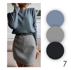 Grey Blue Outfit Women, Soft Summer Fall Capsule Wardrobe, Soft Summer Outfits Inspiration Classy, Soft Summer Colour Combinations, Muted Pastel Outfit, Summer Palette Outfits, Soft Summer Color Palette Outfits, Soft Summer Clothes, Soft Summer Outfits