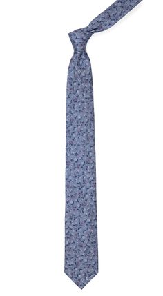 Add the Floral Acres Light Blue Tie to your wardrobe today. | Men's Tie Bar: Floral Acres Tie - Skinny, In Light Blue, Cotton Light Blue Tie, Tie Tie, Mens Luxury Fashion, Men's Tie, Tie Bar, Mens Neck Ties, Blue Tie, Blue Ties, Ties Mens