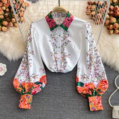 Stylish floral long sleeve topsFabric: blendedColor: picture ecolorSize(cm): M, L, XL, 2XLM length 65 bust 94 sleeve length 65L length 66 bust 98 sleeve length 66XL length 67 bust 102 sleeve length 67&ltp&gt2XL length 68 bust 106 sleeve length 68&lt/p&gt&ltbr/&gt Multicolor Print Long Sleeve Summer Top, Summer Long Sleeve Multicolor Print Tops, Casual Long Sleeve Tops With Plant Print, Long Sleeve Floral Print Blouse For Summer, Spring Long Sleeve Tops With Plant Print, Trendy Printed Long Sleeve Tops, Trendy Long Sleeve Printed Tops, Trendy Long Sleeve Patterned Blouse, Trendy Patterned Long Sleeve Blouse