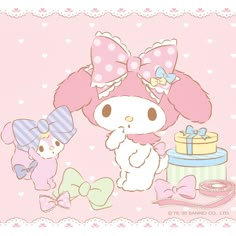 an image of a hello kitty and her friends