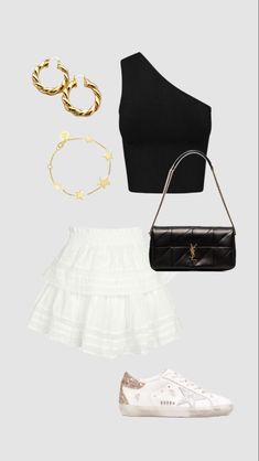 Eurotrip Outfits, Outfits Everyday, Stockholm Fashion, White Skirt