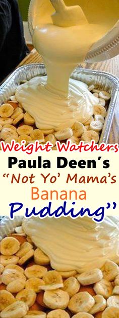 Pudding Desert, The Best Banana Pudding, Cake Receipe, Recipes Banana, Best Banana Pudding, Paula Deen Recipes, Ww Desserts, Weight Watchers Desserts, Vanilla Wafers