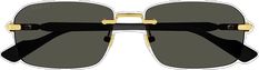 Metal Sunglasses, Gucci Men, Popular Style, Gold Tone Metal, Uv Protection, Temple, Gucci, Sunglasses, Collage