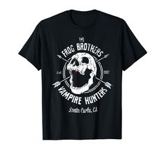 a black t - shirt that says frog brothers vampire hunters