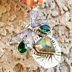 Brand New Handmade Labradorite And Diopside Silver Dragonfly Pendant. 2.96" New To Poshmark? Use Referral Code Kimberlyn222 To Receive $10. Green Dragonfly Jewelry As A Gift, Green Dragonfly Jewelry For Gifts, Green Dragonfly Jewelry Gift, Nature-inspired Green Butterfly Jewelry, Green Butterfly Nature-inspired Jewelry, Handmade Green Dragonfly Jewelry, Rose Gold Statement Necklace, Crystal Illustration, Bold Statement Necklaces