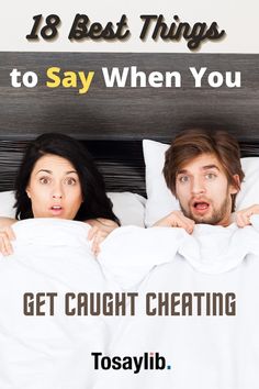 Understand that cheating will create a rift in the relationship, and break your partner’s heart. So, it’s less about what you say and more about how you say it. You must be sincere in your approach when you get caught cheating and minimize the hurt as best as possible without blaming your partner.